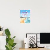 Poster Rehoboth Beach, Delaware Vintage Côtière (Bureau à domicile)