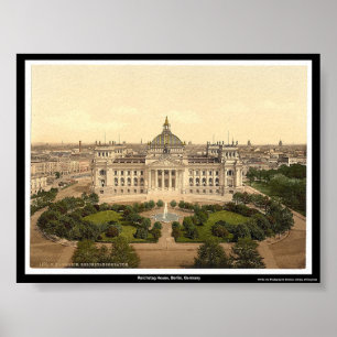 Poster Reichstag House, Berlin, Allemagne