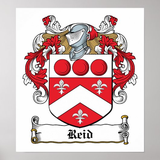 Poster Reid Family Crest (Devant)
