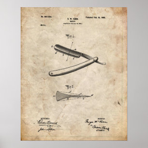 Poster Reight Razor Patent