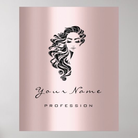 Poster Reika Beauty Studio Coiffeur maquillage Artiste (Devant)