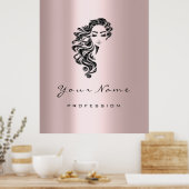 Poster Reika Beauty Studio Coiffeur maquillage Artiste (Cuisine)