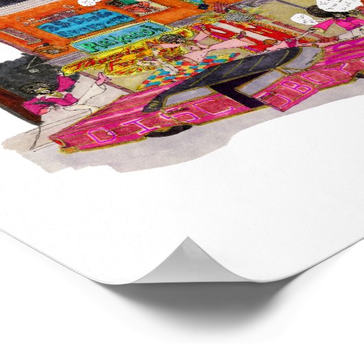 Poster Reikeos Bar - Disco À Trois Dollars (Coin)