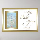 Poster Reiki Blessings design (Devant)