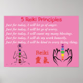 Poster Reiki/Chakra (Devant)