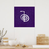 Poster Reiki Cho Ku Rei - en lotus violet (Cuisine)