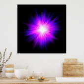 Poster Reiki guérisseur guérisseur flamme énergie chakra (Cuisine)