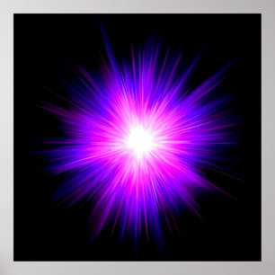Poster Reiki guérisseur guérisseur flamme énergie chakra