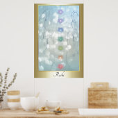 Poster Reiki Healing Hands design (Cuisine)