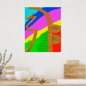 Poster REIKI Karuna Symboles du Maître de guérison (Cuisine)