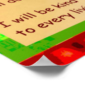 Poster REIKI Karuna Symboles du Maître de guérison (Coin)