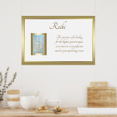 Poster Reiki Poem Art design (Cuisine)