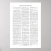 Poster Réimpression de John Carter, Constitution américai (Devant)