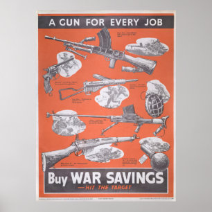 Poster Réimpression de l'affiche britannique de guerre.
