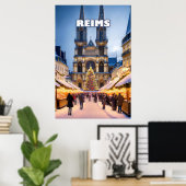 Poster Reims Christmas Elegance (Bureau à domicile)