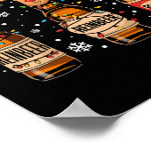 Poster Reinbeers Funny Reindeer Bière Noël Boire X (Coin)