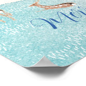 Poster Reindee de vacances d'hiver (Coin)