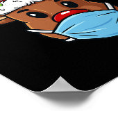 Poster Reindeer Joyeux Noël Fun Noël (Coin)