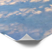 Poster Reindeer neige Montagne Joli paysage (Coin)