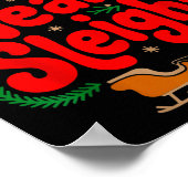 Poster Reindeers Santa's Workers Office Our Team Sleighs  (Coin)