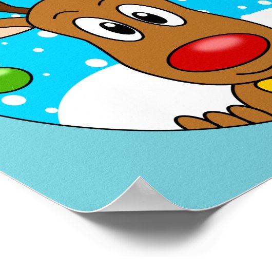 Poster Reinder de Noël (Coin)
