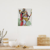 Poster Reine Anna Nzinga (1583-1663), de Receuil des E (Cuisine)