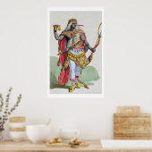 Poster Reine Anna Nzinga (1583-1663), de Receuil des E (Cuisine)