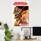 Poster Reine Barbarella de la Galaxie (Bureau à domicile)