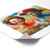 Poster Reine Beatrix 75 ans (Coin)