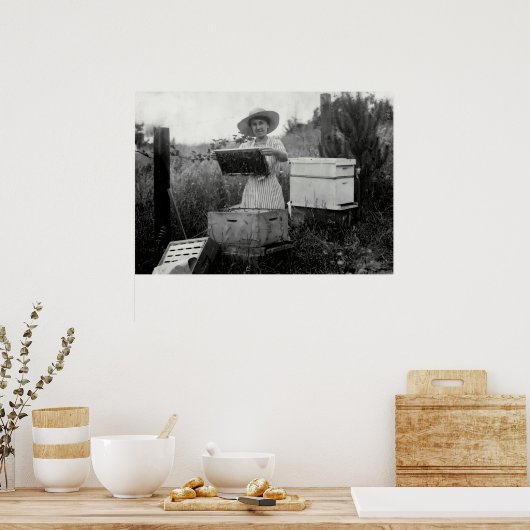 Poster REINE BEEKEEPER 19e siècle (Cuisine)
