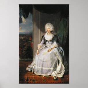Poster Reine Charlotte, 1789-1790, épouse de George III