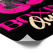 Poster Reine de boxe Kickboxeuse Kickboxing Gants de boxe (Coin)