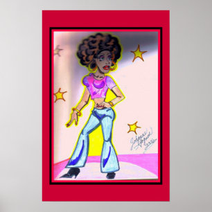 Poster Reine de disco