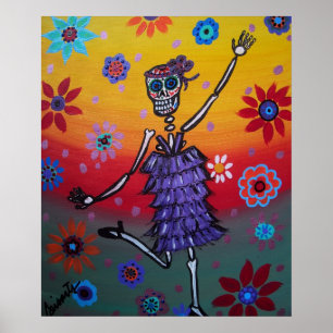 Poster Reine de la danse de la Fête des morts