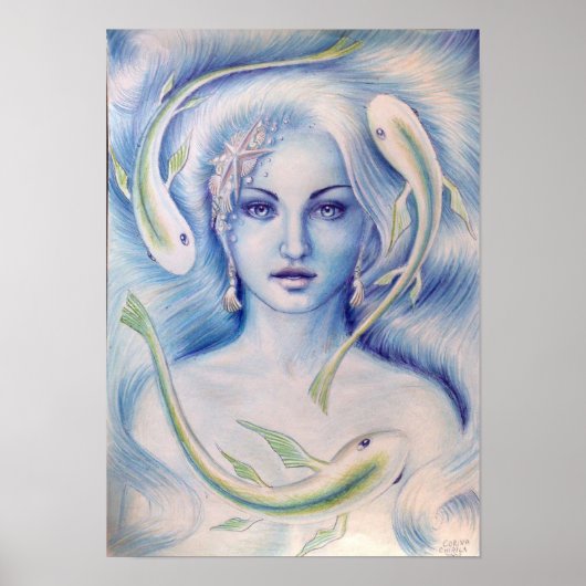 Poster Reine de la mer (Devant)