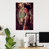 Poster Reine de l'espace (Bureau à domicile)