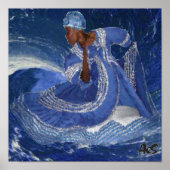 Poster reine de l'océan YEMAYA (Devant)