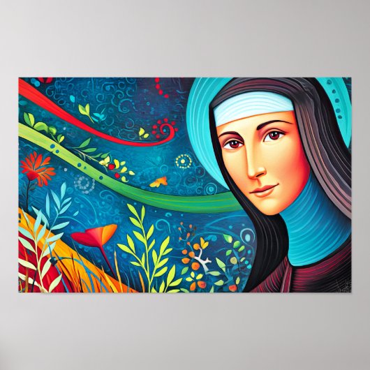 Poster Reine de Paix et de Miséricorde (Devant)