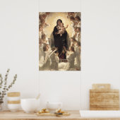 Poster Reine des Anges Regina Angelorum par Bouguereau (Cuisine)