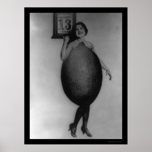 Poster Reine des citrons le vendredi 13 1920