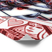 Poster Reine des Coeurs (Alice-in-Wonderland) (Coin)