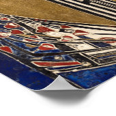 Poster Reine des coeurs par Margaret Macdonald Mackintosh (Coin)