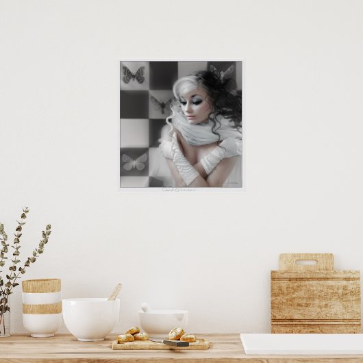 Poster Reine des échecs (Cuisine)