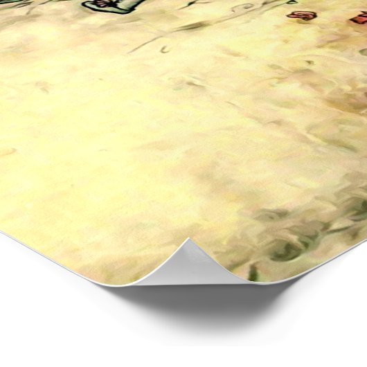 Poster "Reine des fées" par Arthur Rackham (Coin)