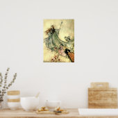 Poster "Reine des fées" par Arthur Rackham (Cuisine)