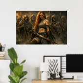 Poster Reine des lépreux (Bureau à domicile)