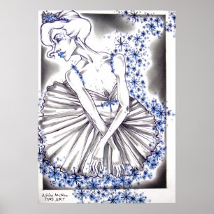 Poster Reine des neiges du Ballet Casse-Noisette