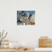 Poster Reine des neiges Russe Princesse Reindeer (Cuisine)