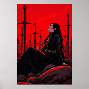 Poster Reine Des Pique