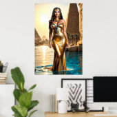 Poster Reine dorée du Nil (Bureau à domicile)